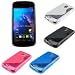 MEGASET:4x TPU CASE S-LINE Design für Samsung Galaxy Nexus i9250 (Weiß, Schwarz, Pink, Blau) + Premium DISPLAYSCHUTZFOLIE von kwmobile