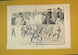 1892 HOCKEY SOUTHGATE MOULSEY SPORT MEN TEAM GAME