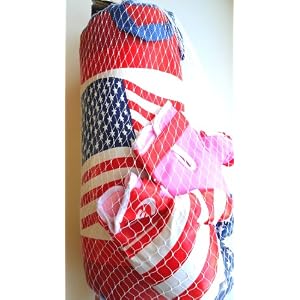 Boxing Set Kit for Girls 1 Pair of Pink Gloves & Punching Bag 20
