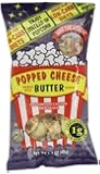 Just the Cheese Popped Cheese, Butter Flavor, 1.7-Ounce Bags (Pack of 6)