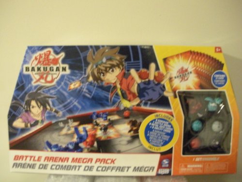 Bakugan Battle Brawlers Battle Arena Mega Pack (Includes 6 Random Bakugan, 6 Metal Gate Cards and 6 Ability Cards!)