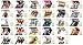 London 2012 Full set of 29 Gold Medal Winners individual 1st Class Stamps