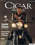 CIGAR AFICIONADO MAGAZINE FEBRUARY 2000 LAURENCE FISHBURNE
