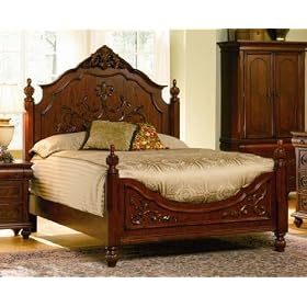 Isabella California King Size Bed In Oak