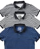 Nautica Jeans Sueded Stripe Polo Shirt by Nautica