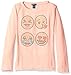 Limited Too Girls' Long Sleeve Acid Washed Emoji Thermal