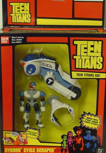  Teen Titans Cyborg Cycle Scraper Vehicle