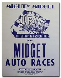 1961 Riverside International Speedway Poster Print