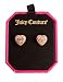 Juicy Couture Pave Heart Stud Earrings- Pink