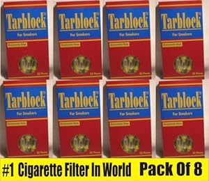 Tarblock-8 Packs of Cigarette Filters for Smokers