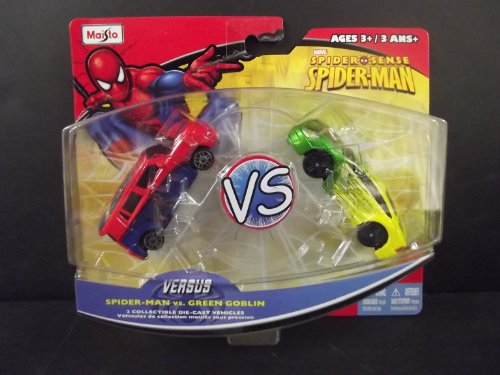  Marvel Spider Sense Spider-man(Scion Xb) vs Green Goblin (fast money) Die Cast Cars
