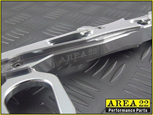 Area 22 2014 2015 Honda MSX125 Grom CNC Aluminum Side Kick Stand (Silver)