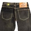 Yoropiko patch black denim jeans YORO5432