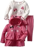 Nannette Girls 2-6X Cat 3 Pack Zip Hoodie Set