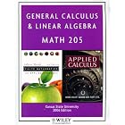 Click here to buy General Calculus and Linear Algebra (, Selected Materials from Applied Calculus, 3rd ed,... by Hughes-Hallett, Gleason, Lock, and Flath.