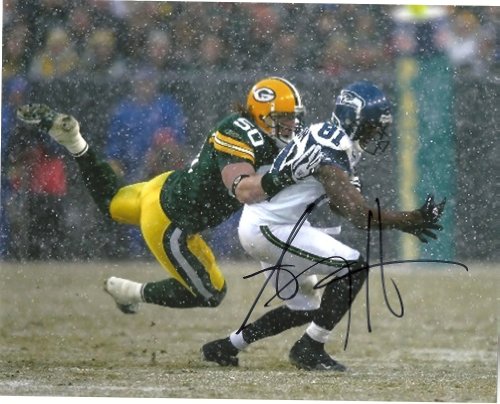AJ HAWK,GREEN BAY PACKERS,OHIO STATE,BUCKEYE,FOOTBALL,SIGNED,AUTOGRAPHED 8X10,PHOTO,COA WITH PROOF,PIC