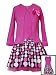 New Hot Pink Graduated Polka Dotted Circle Dress with Pink Cardigan ~ 2T to 4T ~ Immediate Shipment for Christmas