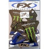 02-12 YAMAHA YZ250: 2012 FACTORY EFFEX MONSTER ENERGY GRAPHICS - YAMAHA by Factory Effex