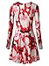 MsBasic Women's Long Sleeves Christmas Dress Xmas Gifts Print Flared A Line Midi Dress