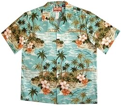Coconut Island Hawaiian Aloha Shirt Top Quality