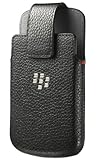 BlackBerry Leather Swivel Holster for BlackBerry Q10 - Black