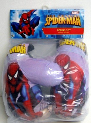 Childrens Toyshop  Sporting Goods : Marvel Spiderman Boxing Gloves Set
