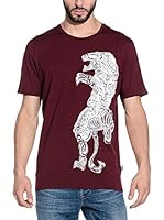 Just Cavalli Camiseta Manga Corta (Burdeos)