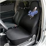 L.A. Dodgers Black Team Logo Car Seat Cover
