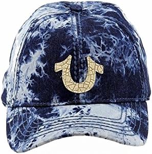 True Religion Men's Tie Dye Twilight Baseball Cap Adjustable Hat (One Size Fits Most)