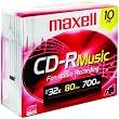 MAXELL 625133 MUSIC CD-R (10 PK)