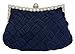 Chicastic Pleated and Braided Rhinestone studded Wedding Evening Bridal Bridesmaid Clutch Purse