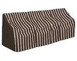 Metro Brown Extra Large Wicker Sofa Chair Cover