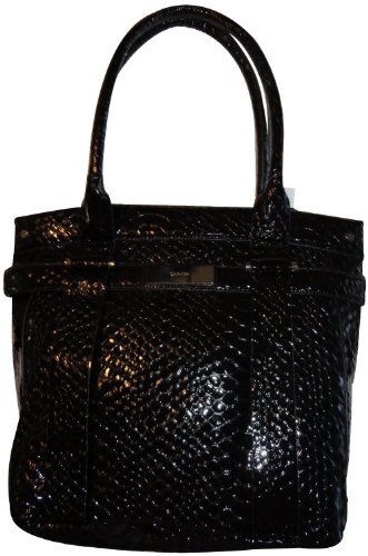 Womens Calvin Klein Purse Python Black