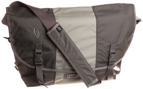 Timbuk2 Classic Messenger Bag,Gunmetal/Lt.Grey/Gunmetal,L