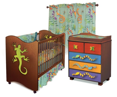 Room Magic Nursery Set, Little Lizard Chocolate