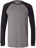 Canvas Long Sleeve Raglan Hawthorne Baseball T-Shirt