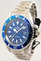 MENS CROTON STEEL DIVER 20 ATM DATE WATCH CA301157BUBL