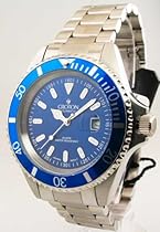 MENS CROTON STEEL DIVER 20 ATM DATE WATCH CA301157BUBL