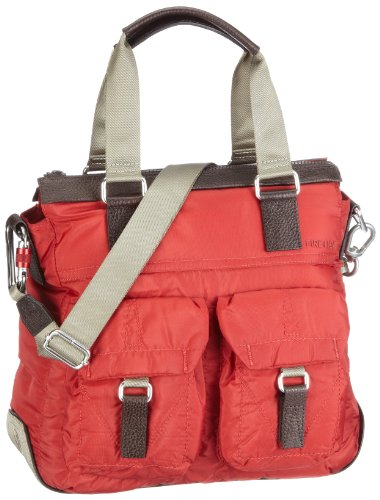 Bogner Evan 1124004, Sac à main femme - Rouge-TR-F4-22, 39x38x14 cm (B x H x T)