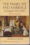 The family, sex and marriage in England 1500-1800