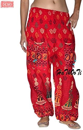 Hathooti - Indian Hippie Yoga Trouser Soft Comfortable Pants unisex