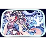 Earth Wind Flower Water Ink Girls Cool Belt Buckle