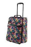Vera Bradley From A to Vera Collection - 20" Rolling Upright Luggage Bag