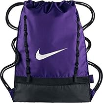 Nike Brasilia 7 Gymsack Backpack (Court Purple/Black with Signature White Swoosh)
