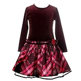 Baby Toddler Girls Clothes BROWN PLAID Christmas Dress Bonnie Jean Girl 12M-4T