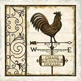 IMAGE OF Weathervane Wisdom II by Daphne Brissonnet . Art PRINT Poster 12.00 X 12.00