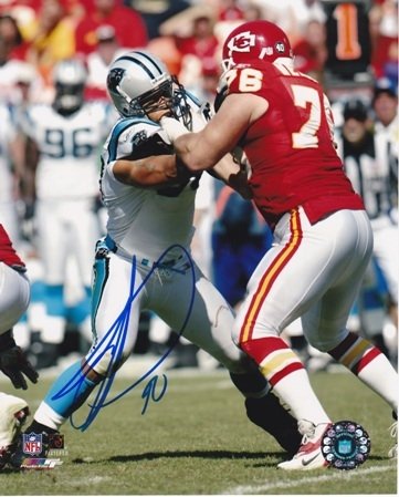 Julius Peppers Autographed/Hand Signed Carolina Panthers 8x10 Photo