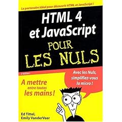 HTML 4 et JavaScript pour les nuls