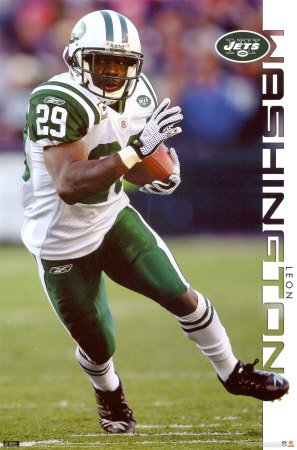 New York Jets - Leon Washington Poster Print, 22x34