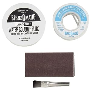 BERNZOMATIC SSW300PK 019639 3 oz. Solder Wire, 1 oz. Self Cleaning Soldering Paste Flux,... by Bernzomatic